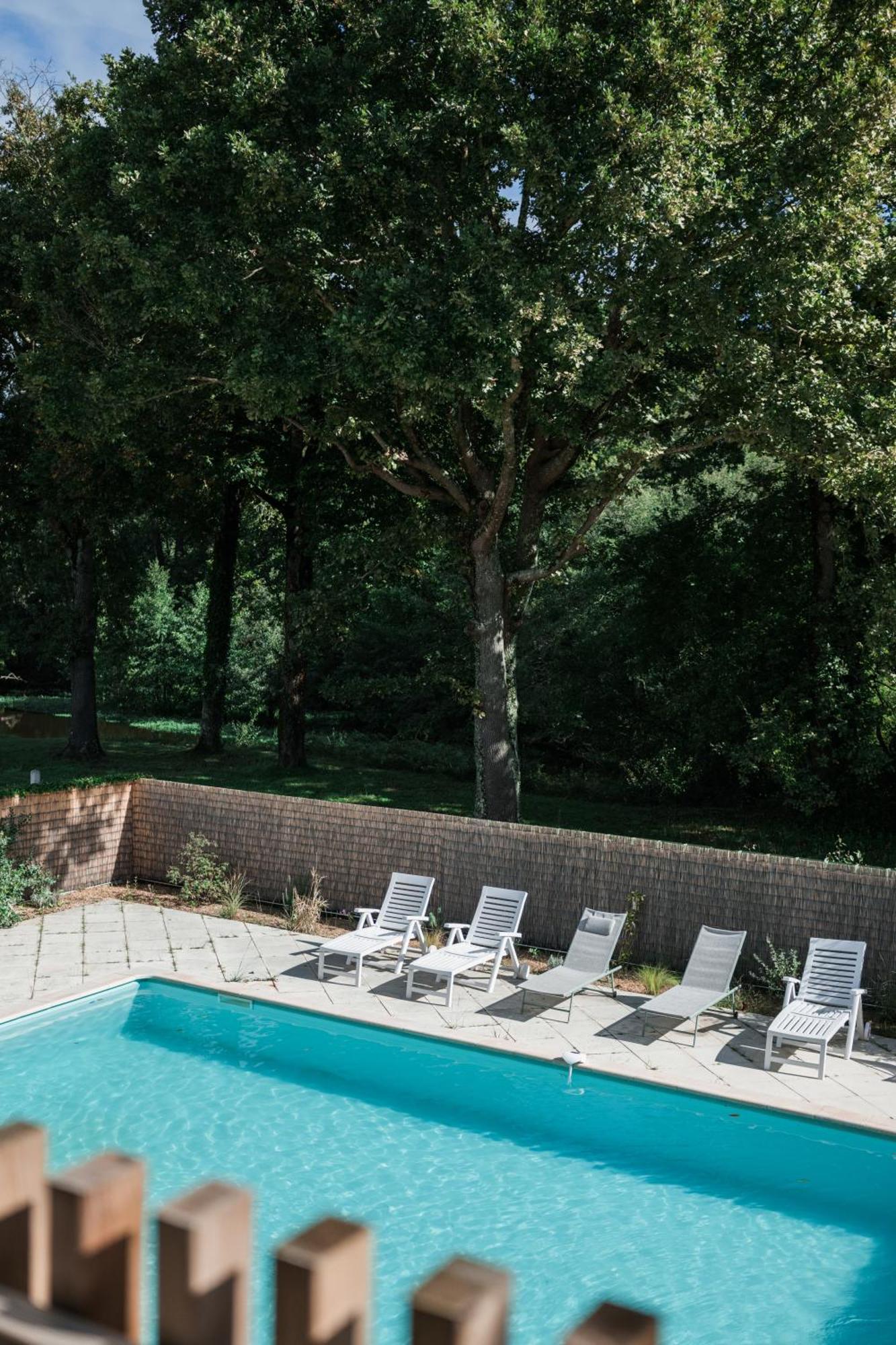 Maison Dharma A 5Km De La Plage Avec Sauna Mimizan Exterior foto